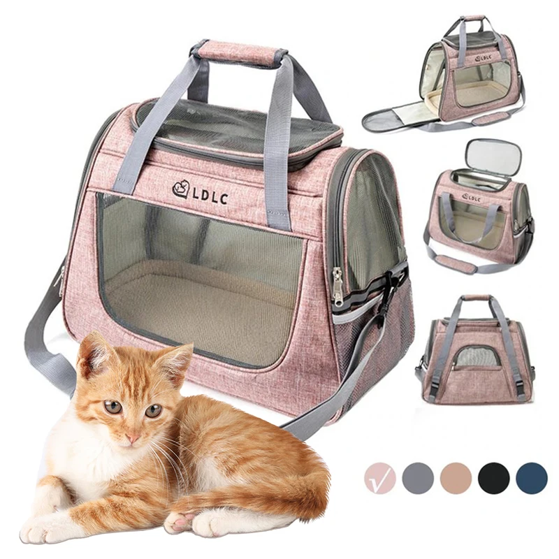 pet portable Cat carrier bag Can be equipped with pull rod pet handbag One shoulder fold Outdoor Travel Transportation
pet portable Cat carrier bag Can be equipped with pull rod pet handbag One shoulder fold Outdoor Travel Transportation
