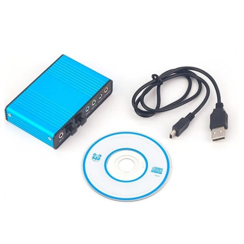 5.1/7.1 Sound Card USB Optical Adapter Device 6 Channel SPDIF Intput/Out Dropship
5.1/7.1 Sound Card USB Optical Adapter Device 6 Channel SPDIF Intput/Out Dropship