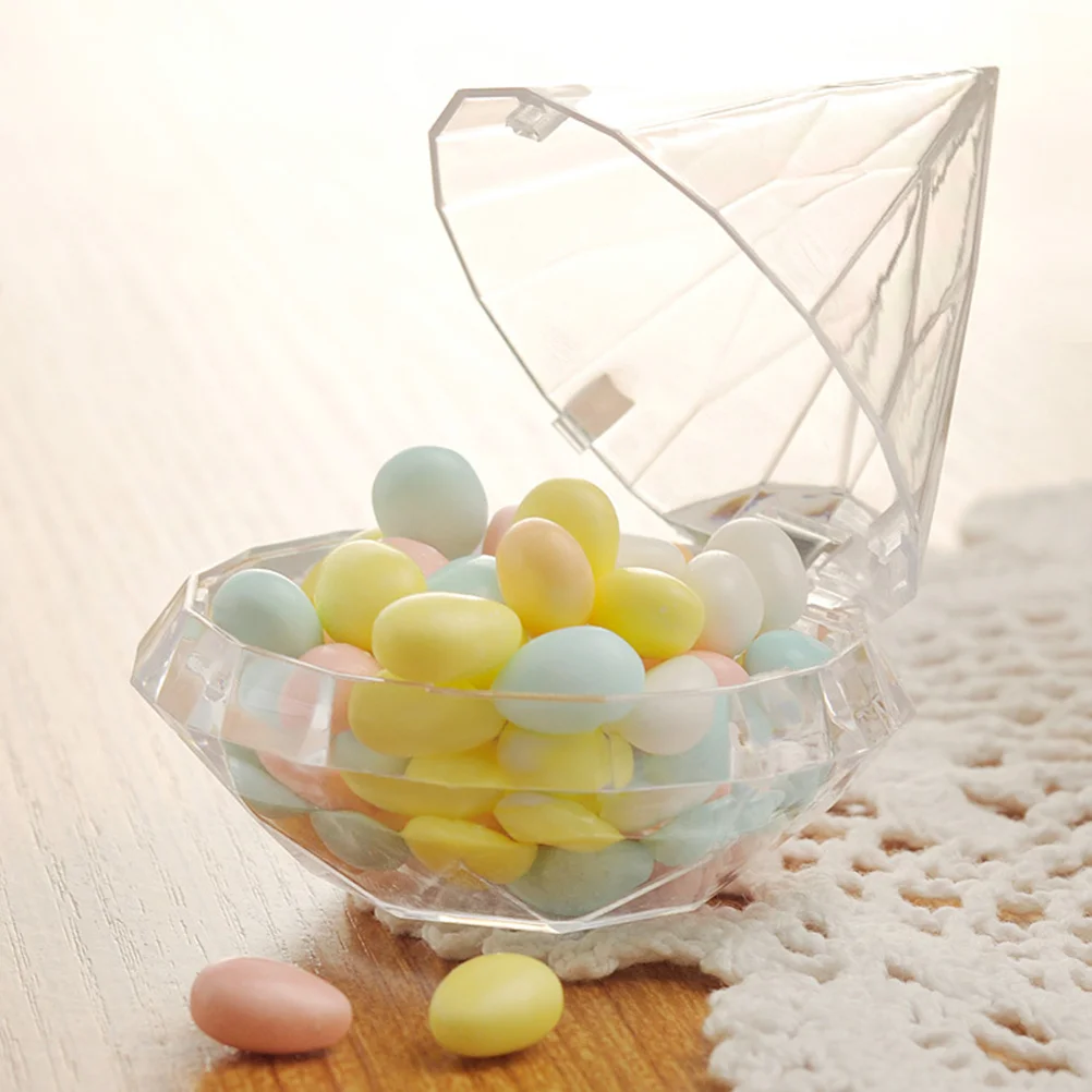 12 Pcs Diamond Shaped Candy Boxes Thicken Plastic Wedding Favors Boxes Birthday Party Decorating Ornament Container (7x7cm, S)
12 Pcs Diamond Shaped Candy Boxes Thicken Plastic Wedding Favors Boxes Birthday Party Decorating Ornament Container (7x7cm, S)