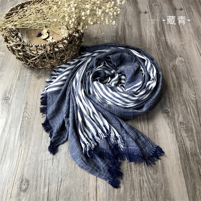 High Quality Bufandas Men's Scarf Fashion Brand Cotton Linen Striped Scarf Spring Autumn Warm Soft Shawls Short Tassel Scarves
High Quality Bufandas Men's Scarf Fashion Brand Cotton Linen Striped Scarf Spring Autumn Warm Soft Shawls Short Tassel Scarves