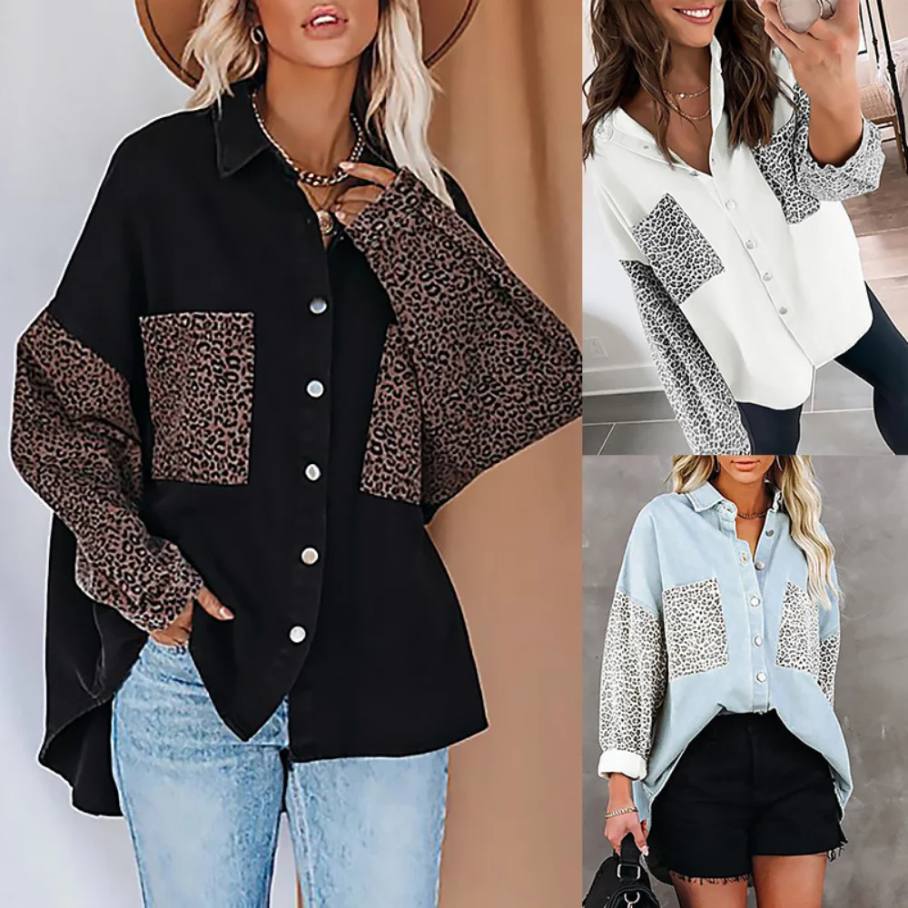 2022 New Autumn Leopard Collar Cardigan Long Sleeve Pocket Top Winter Warm Jacket Women's Wear
2022 New Autumn Leopard Collar Cardigan Long Sleeve Pocket Top Winter Warm Jacket Women's Wear