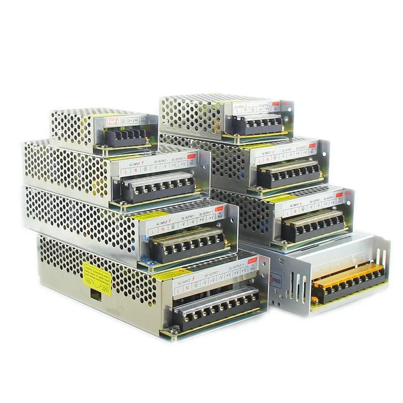 

AC DC 5V 12V 24V 36V 48V SMPS Switching Power Supply 5 V 12 V 24V 3A 5A 10A 220V To 12V Source 500w Transformer 150W 300W 360W