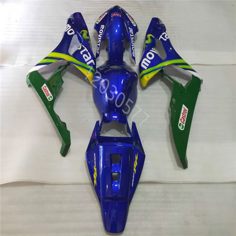 

Изготовленные на заказ Обтекатели для мотоциклов Honda CBR1000RR 2006 2007 CBR 1000RR 06 07, синие, зеленые, окрашенные под давлением, полные части рамы
