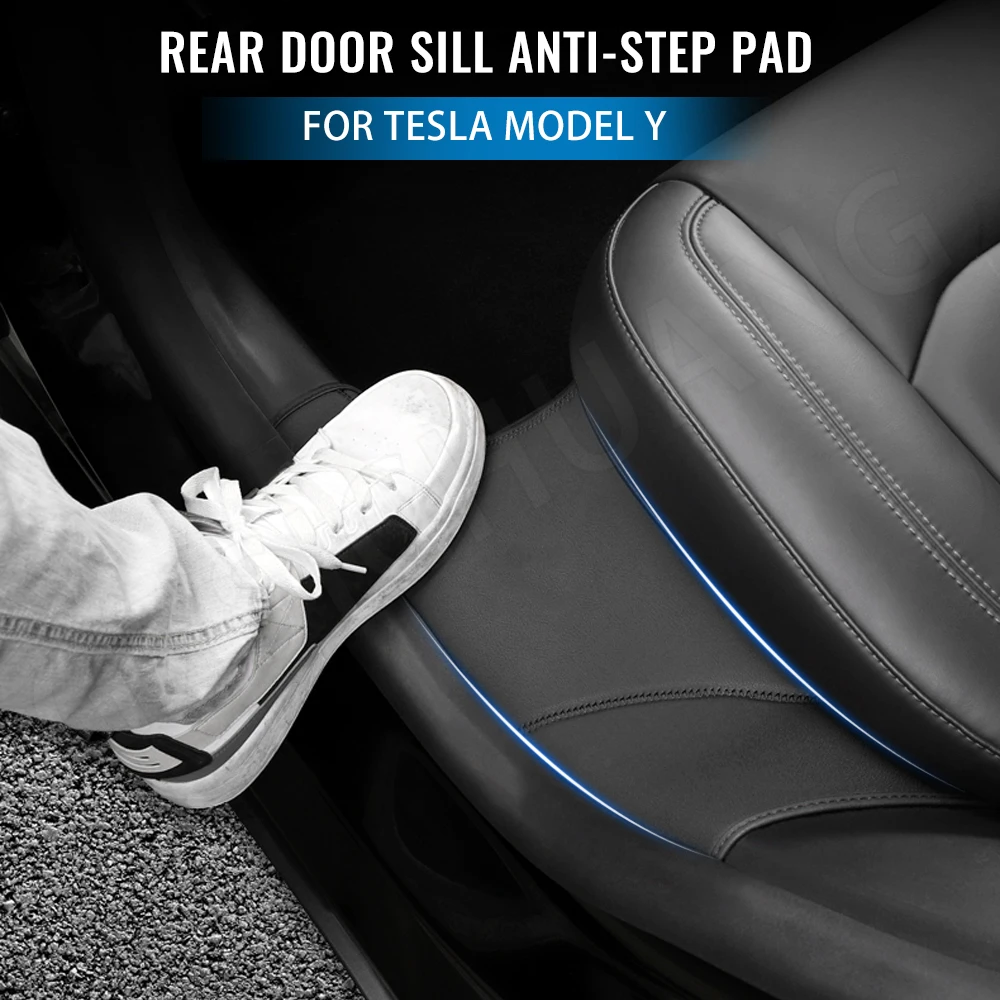 2PCS/ Set For Tesla Model Y 2019 2020 2021 2022 Rear Door Sill Leather Protective Anti Kick Pad Hidden protection
2PCS/ Set For Tesla Model Y 2019 2020 2021 2022 Rear Door Sill Leather Protective Anti Kick Pad Hidden protection