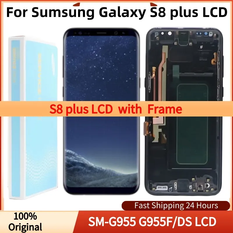 Original 5.8"AMOLED Display For Samsung Galaxy S8 plus LCD With Frame SMG955 G955F LCD Touch Screen Digitizer Assembly With dots
Original 5.8"AMOLED Display For Samsung Galaxy S8 plus LCD With Frame SMG955 G955F LCD Touch Screen Digitizer Assembly With dots