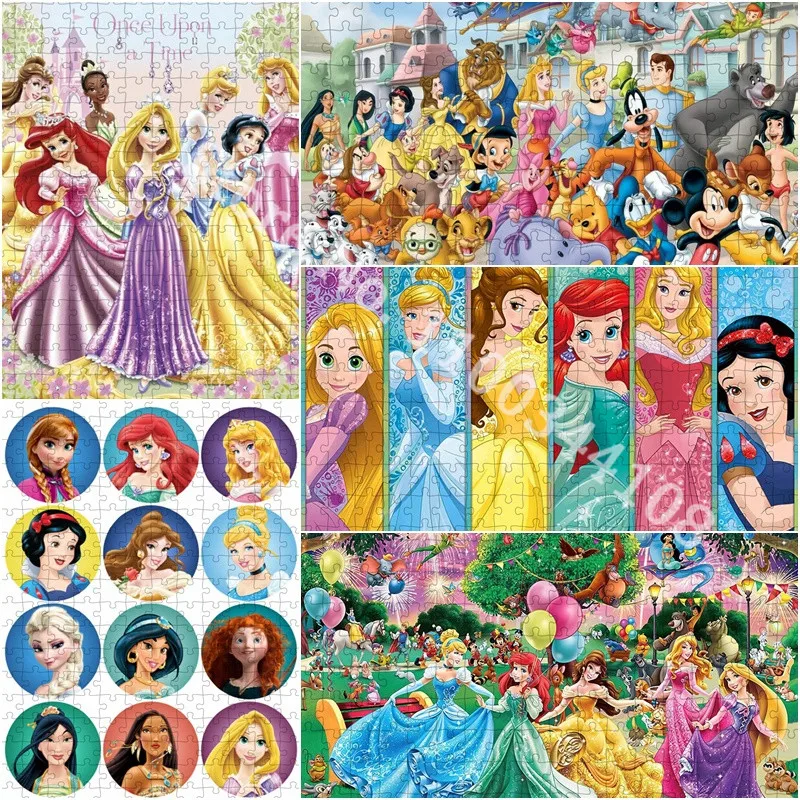 Disney Princess Jasmine Snow White Belle Jigsaw Puzzle 300/500/1000 Piece Puzzles Children's Adult's Educational Toys Diy Gift
Disney Princess Jasmine Snow White Belle Jigsaw Puzzle 300/500/1000 Piece Puzzles Children's Adult's Educational Toys Diy Gift