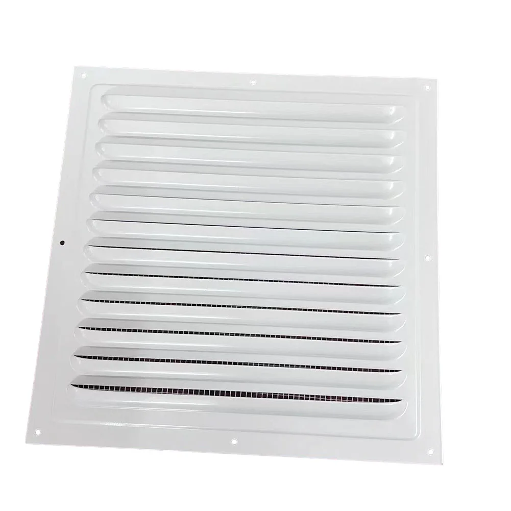 Secure and Reliable Protection with this Aluminum Metal Louver Vent Grille Cover Square Insect Screen Included
Secure and Reliable Protection with this Aluminum Metal Louver Vent Grille Cover Square Insect Screen Included