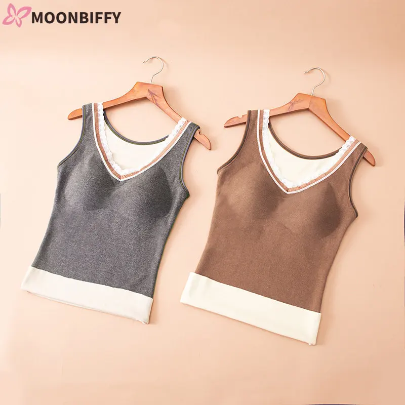 Large Velvet Keep Warm Camisoles Basic Tube Top Lace Elastic Back Closure Tank Top Lingerie Women's Inner Wear Base Coat
Large Velvet Keep Warm Camisoles Basic Tube Top Lace Elastic Back Closure Tank Top Lingerie Women's Inner Wear Base Coat