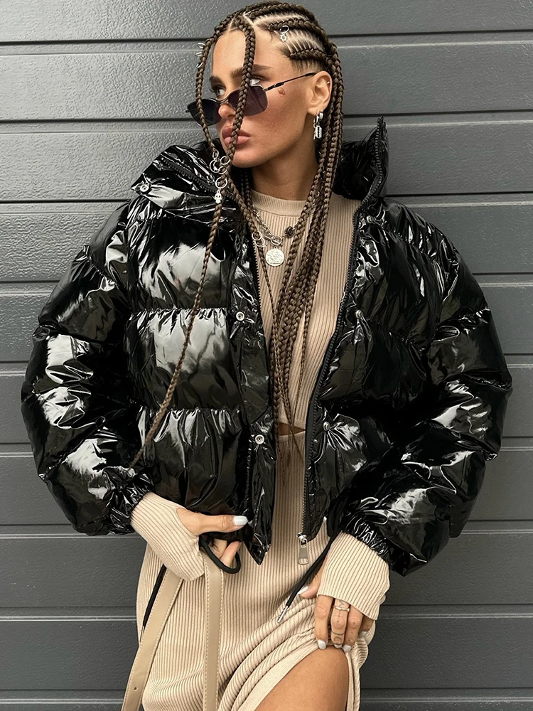 CamKemsey Winter Quilted Bread Jackets For Women Thick Down Cotton Padded Streetwear Glossy Silver Winter Puffer Parkas Coats
CamKemsey Winter Quilted Bread Jackets For Women Thick Down Cotton Padded Streetwear Glossy Silver Winter Puffer Parkas Coats