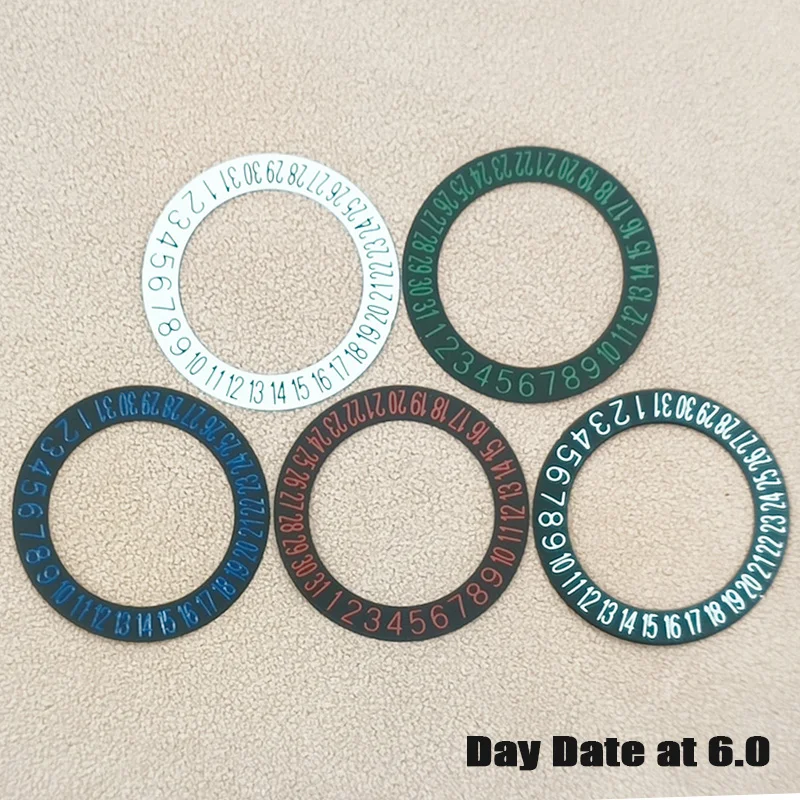 NH35 NH36 Date Dial Date at 6.0H Fit For NH35 NH36 Japan Automatic Movemont NH35 Movt Date Wheel Patch
NH35 NH36 Date Dial Date at 6.0H Fit For NH35 NH36 Japan Automatic Movemont NH35 Movt Date Wheel Patch