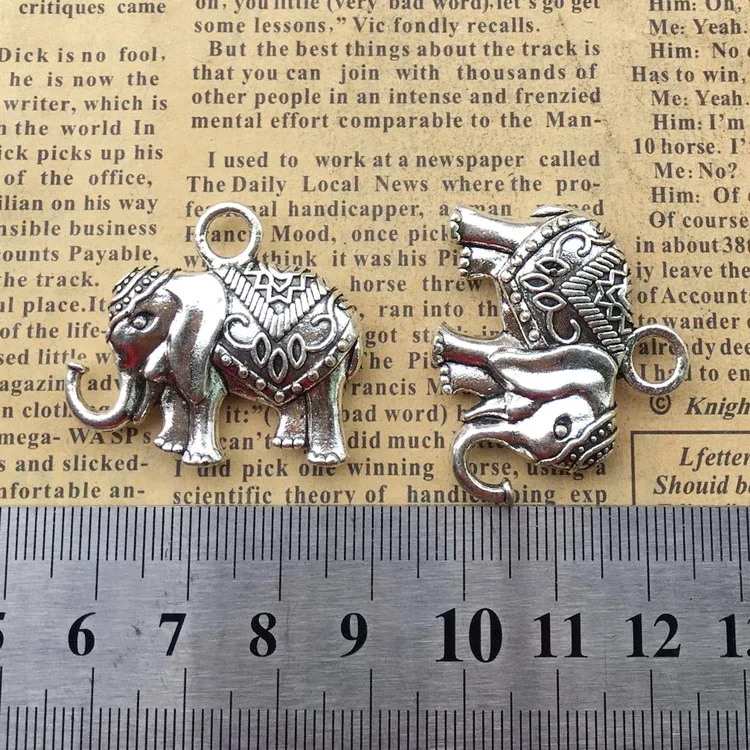 2pcs/lot 29*33mm Animal Elephant Charm Pendant Antique Silver Color Alloy DIY Handmade Crafts Jewelry Making Findings
2pcs/lot 29*33mm Animal Elephant Charm Pendant Antique Silver Color Alloy DIY Handmade Crafts Jewelry Making Findings