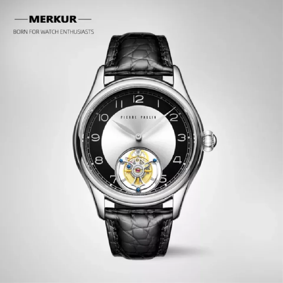 Vintage Style Flying Tourbillon PIERRE PAULIN Genuine Mechanical Dress Luxury Mens Watch Seagull Complicated Luxury Reloj Hombre
Vintage Style Flying Tourbillon PIERRE PAULIN Genuine Mechanical Dress Luxury Mens Watch Seagull Complicated Luxury Reloj Hombre