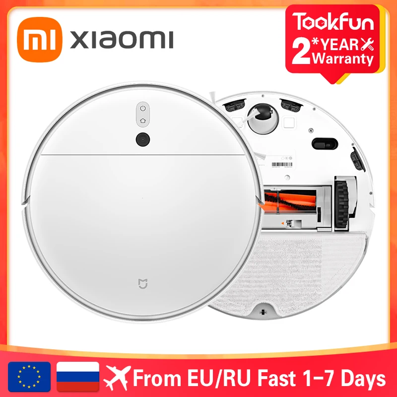 XIAOMI MIJIA Robot Vacuum-Mop 2C Sweeping Cleaner Washing Mopping 2700PA Cyclone Suction 99.9% Antibacterial Mop Smart Planned
XIAOMI MIJIA Robot Vacuum-Mop 2C Sweeping Cleaner Washing Mopping 2700PA Cyclone Suction 99.9% Antibacterial Mop Smart Planned