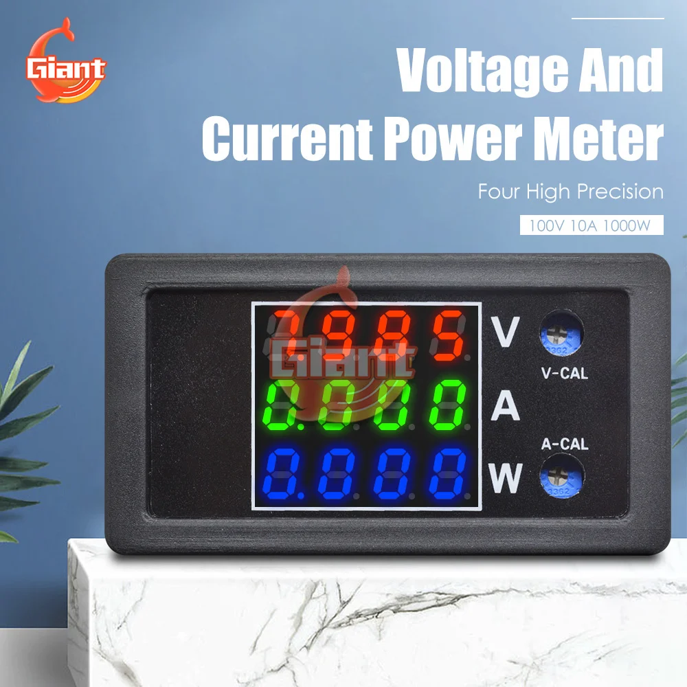 DC 0-100V 10A 1000W Digital LED Voltmeter Ammeter Wattmeter Voltage Current Power Supply Energy Meter Detector Tester Monitor
DC 0-100V 10A 1000W Digital LED Voltmeter Ammeter Wattmeter Voltage Current Power Supply Energy Meter Detector Tester Monitor
