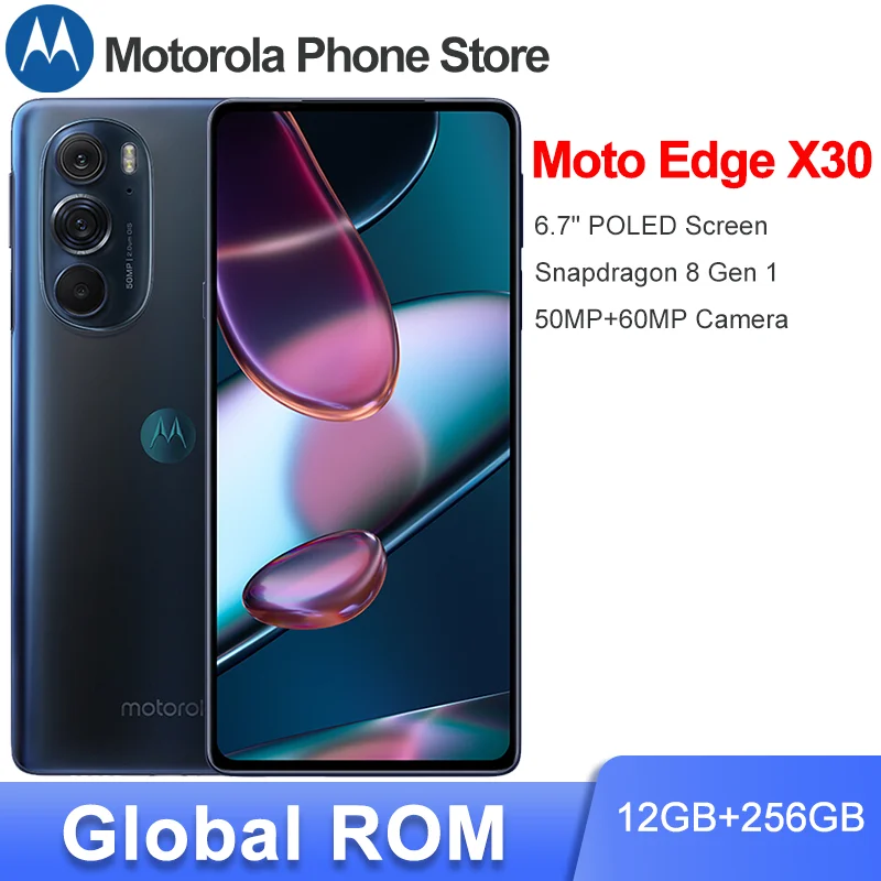 Смартфон Motorola MOTO Edge X30, телефон с глобальной прошивкой, 12 Гб + 512 ГБ, Snapdragon 8 Gen 1, экран 6,7 дюйма, тройная камера 50 МП, аккумулятор 5000 мАч
Смартфон Motorola MOTO Edge X30, телефон с глобальной прошивкой, 12 Гб + 512 ГБ, Snapdragon 8 Gen 1, экран 6,7 дюйма, тройная камера 50 МП, аккумулятор 5000 мАч