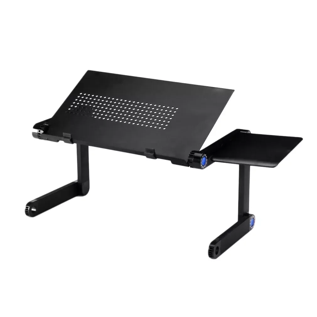 Aluminum Alloy Computer Desk Foldable Adjustable Cooling Table Stand Tray With Mouse Plate For Laptop Notebook
Aluminum Alloy Computer Desk Foldable Adjustable Cooling Table Stand Tray With Mouse Plate For Laptop Notebook