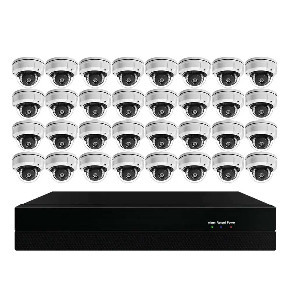 Best outdoor indoor 5MP CCTV surveillance security camera system kit 32ch full hd poe dome camera set 32 channel nvr kits H.265+
Best outdoor indoor 5MP CCTV surveillance security camera system kit 32ch full hd poe dome camera set 32 channel nvr kits H.265+