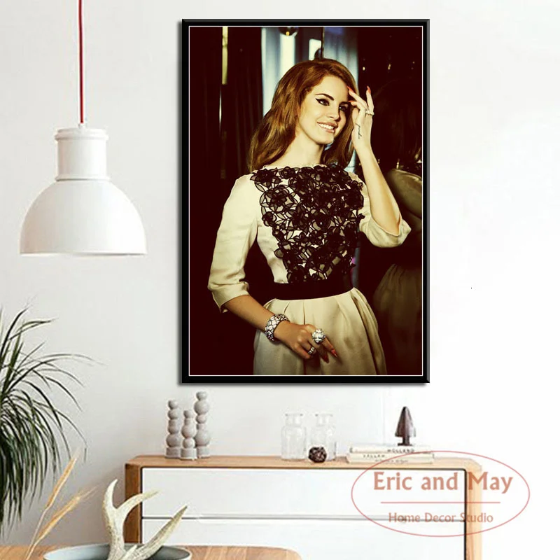 Lana Del Rey Pop Music Singer Model Art Painting Vintage Canvas Poster Wall Home Decor
Lana Del Rey Pop Music Singer Model Art Painting Vintage Canvas Poster Wall Home Decor