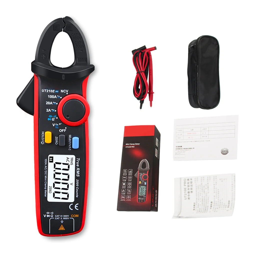 Digital Display Clamp Multimeter Non Contact Current Diode True RMS Ammeter Meter Electric Voltage Detector Tester
Digital Display Clamp Multimeter Non Contact Current Diode True RMS Ammeter Meter Electric Voltage Detector Tester