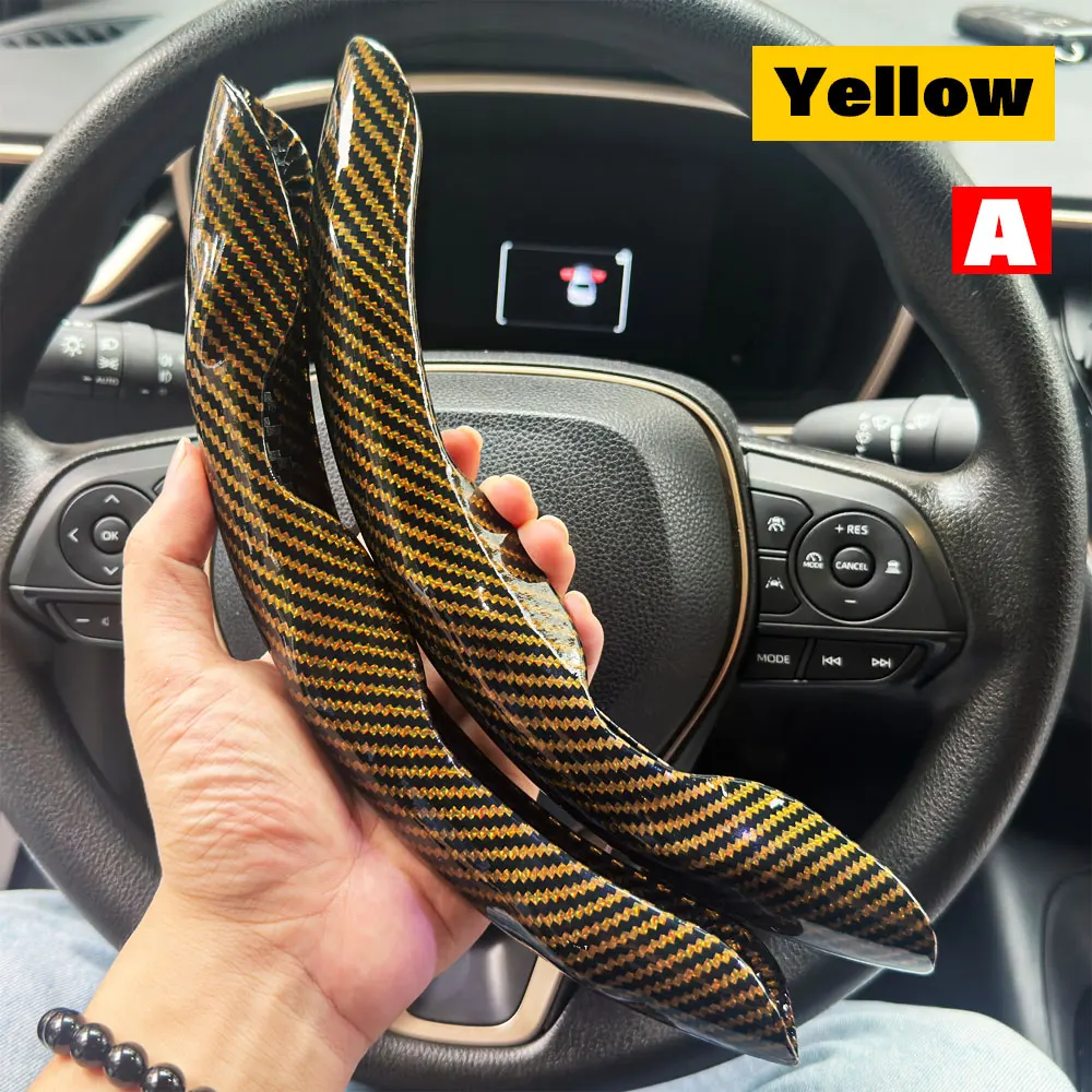 2 Шт. Накладка На Руль Из Силикона С Лазерной Резкой Под Карбон, Круглая, С Кожаной Ручкой, Нескользящая
2 Шт. Накладка На Руль Из Силикона С Лазерной Резкой Под Карбон, Круглая, С Кожаной Ручкой, Нескользящая