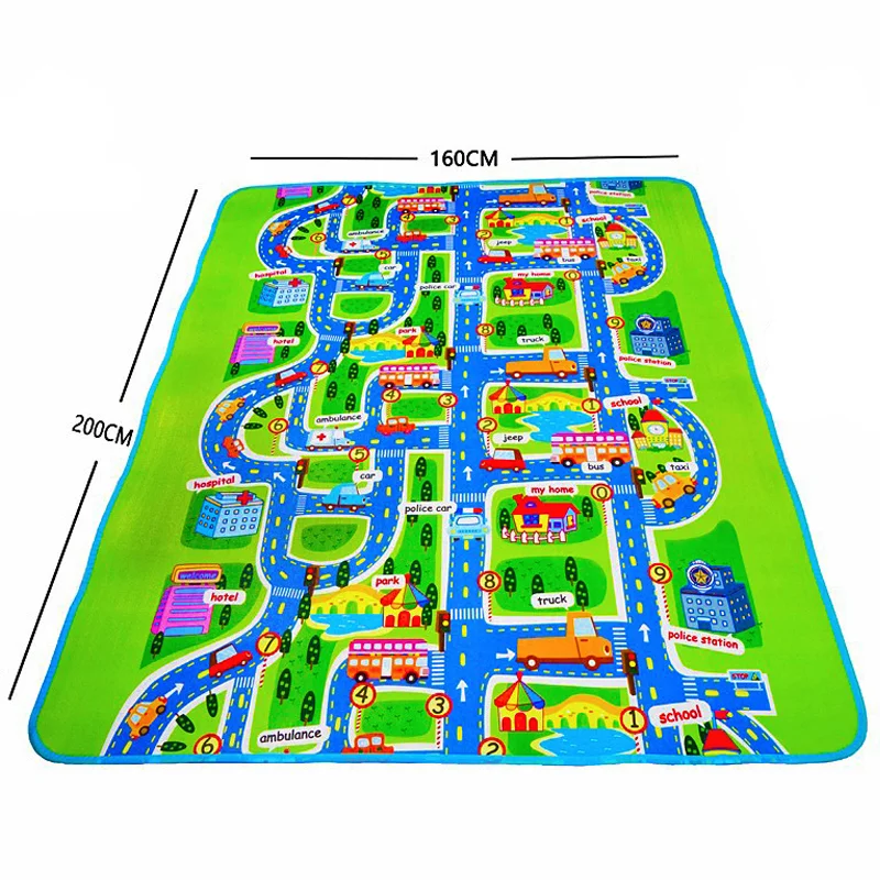 Baby Play Mat Crawling Pad Urban Road Children's Carpet Mat Waterproof Kids Rug Picnic Playmat Gym Activity Toys For Kid Blanket
Baby Play Mat Crawling Pad Urban Road Children's Carpet Mat Waterproof Kids Rug Picnic Playmat Gym Activity Toys For Kid Blanket