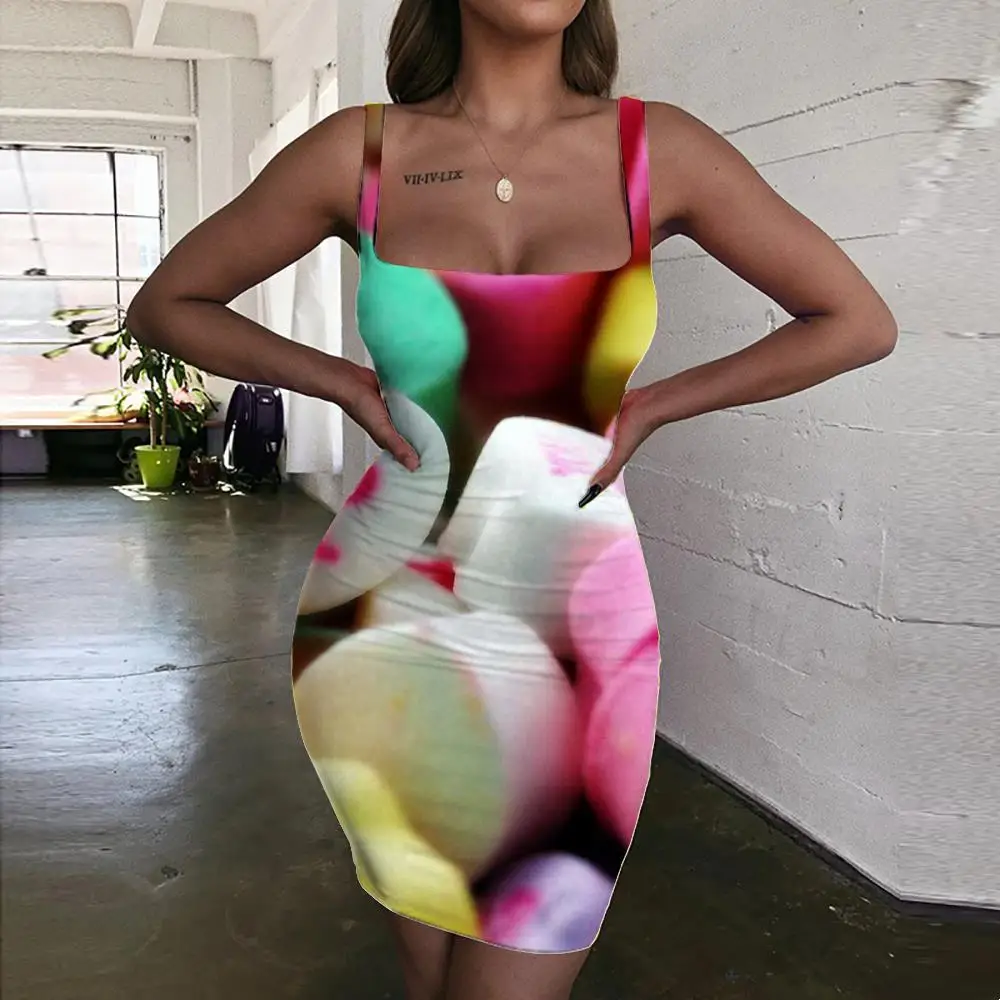 KYKU Brand Candy Dresses Women Food Sundress Colorful Bodycon Dress Love 3d Print Colour Ladies Dresses Womens Clothing
KYKU Brand Candy Dresses Women Food Sundress Colorful Bodycon Dress Love 3d Print Colour Ladies Dresses Womens Clothing