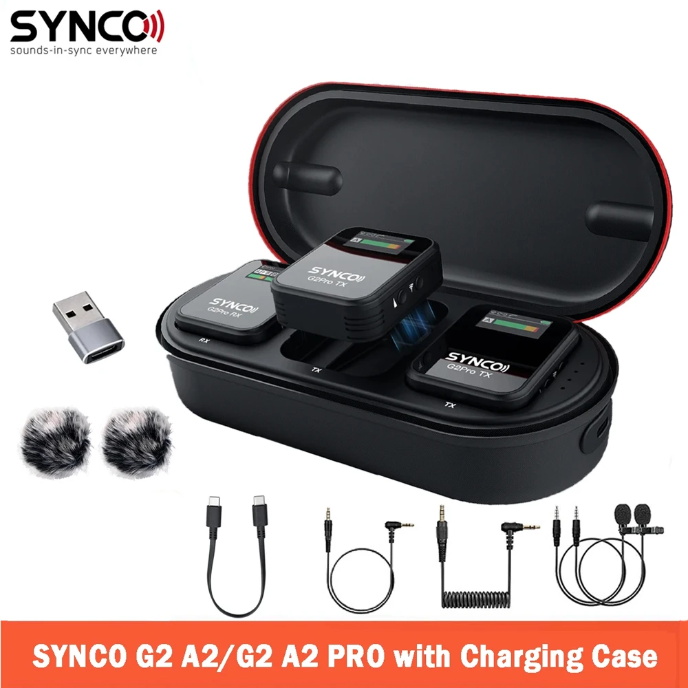 Беспроводной петличный микрофон SYNCO G2 A2 G2A2 Pro 2,4G для смартфона, камеры, потокового видео YouTube vs Rode GO II
Беспроводной петличный микрофон SYNCO G2 A2 G2A2 Pro 2,4G для смартфона, камеры, потокового видео YouTube vs Rode GO II
