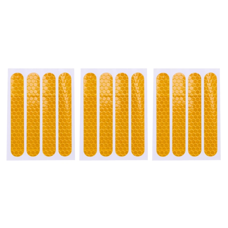 Front Rear Wheel Cover Protective Shell Reflective Sticker For Ninebot Max G30 Scooter Accessories 12PCS, Yellow 
Front Rear Wheel Cover Protective Shell Reflective Sticker For Ninebot Max G30 Scooter Accessories 12PCS, Yellow