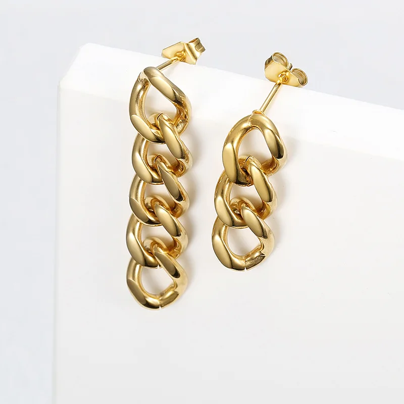 Stainless Steel Fashion Simple Personality Creative Irregular Chain Earrings For Women Temperament All-match Jewelry Gifts
Stainless Steel Fashion Simple Personality Creative Irregular Chain Earrings For Women Temperament All-match Jewelry Gifts