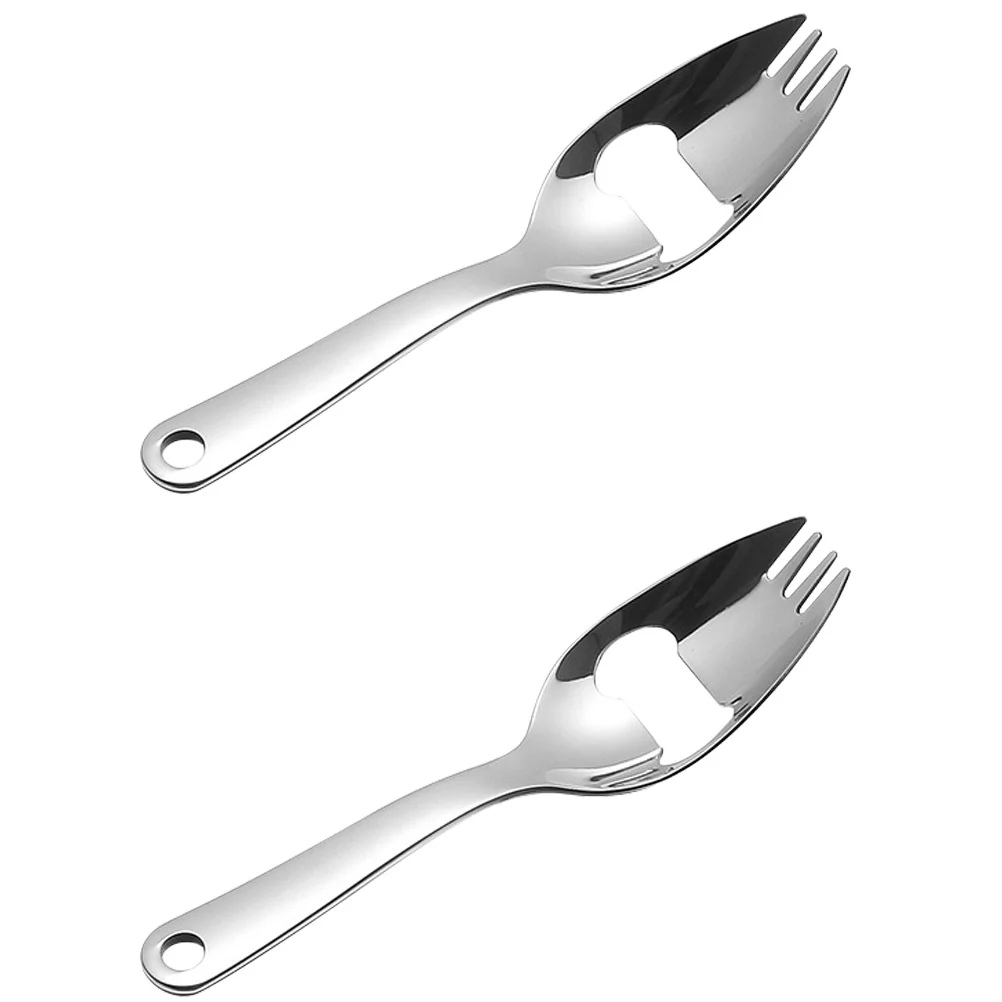 2 Pcs Opener Spoon Fork Stainless Steel Spoon Spork Opener Metal Forks Spoon Corkscrew Double Open Opener Spork
2 Pcs Opener Spoon Fork Stainless Steel Spoon Spork Opener Metal Forks Spoon Corkscrew Double Open Opener Spork