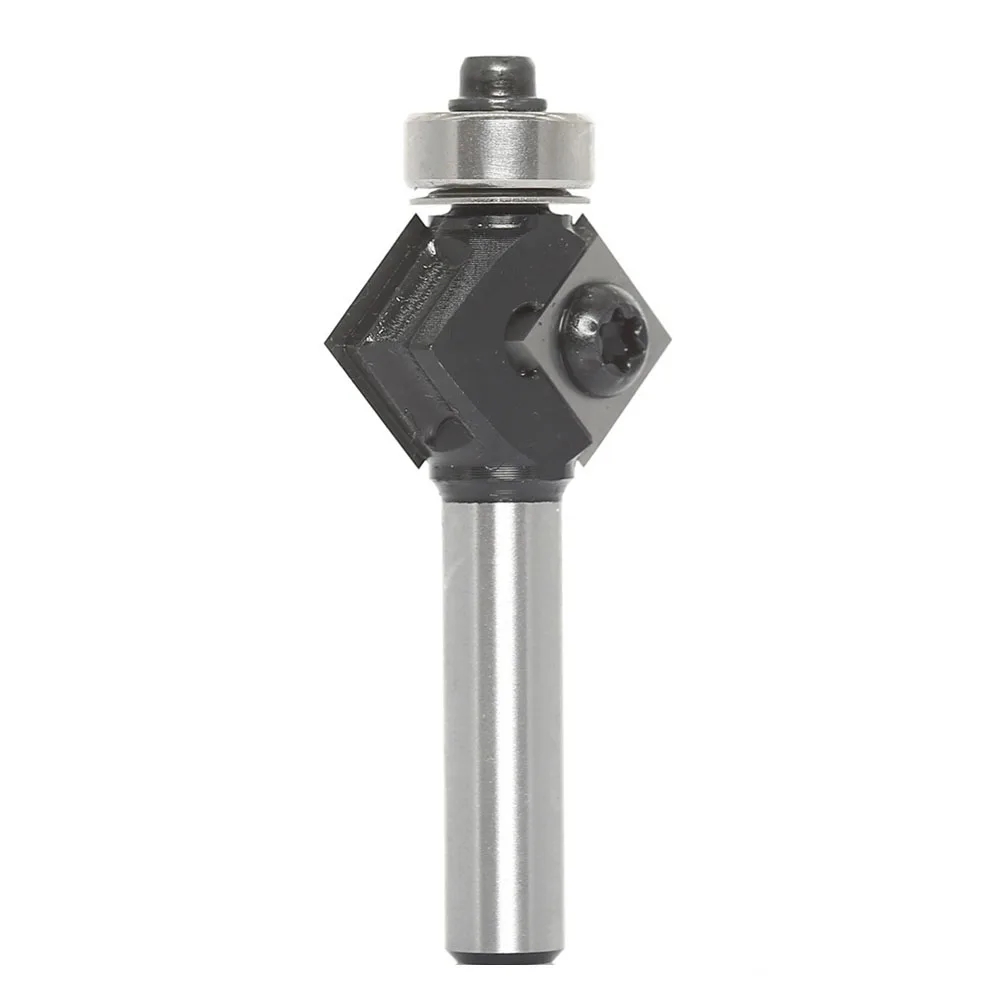 CNC 2 Blades Router Bit Round Bevel Corner Insert Woodworking Milling Cutter With Bearing Milling Cutter Woodworking Tool
CNC 2 Blades Router Bit Round Bevel Corner Insert Woodworking Milling Cutter With Bearing Milling Cutter Woodworking Tool