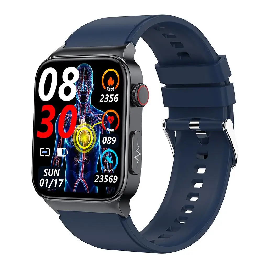 E500 Blood Glucose Smart Watch Men Women Body Temperature ECG Health Monitor Invasive Blood Sugar IP68 Waterproof Smartwatch
E500 Blood Glucose Smart Watch Men Women Body Temperature ECG Health Monitor Invasive Blood Sugar IP68 Waterproof Smartwatch