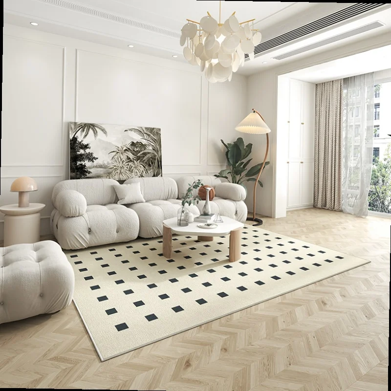 Rushed Medieval Checkerboard Large Area Decoration Living Room Sofa Carpet French Polyester Bedroom Luxury Fashion Cloakroom
Rushed Medieval Checkerboard Large Area Decoration Living Room Sofa Carpet French Polyester Bedroom Luxury Fashion Cloakroom
