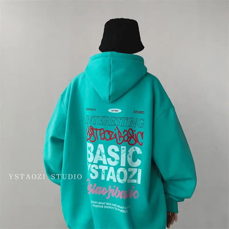 Casual Lazy Letter Printing Plus Velvet Thickening Autumn and Winter New Fashion Trend Simple Loose All-match Sweater
Casual Lazy Letter Printing Plus Velvet Thickening Autumn and Winter New Fashion Trend Simple Loose All-match Sweater
