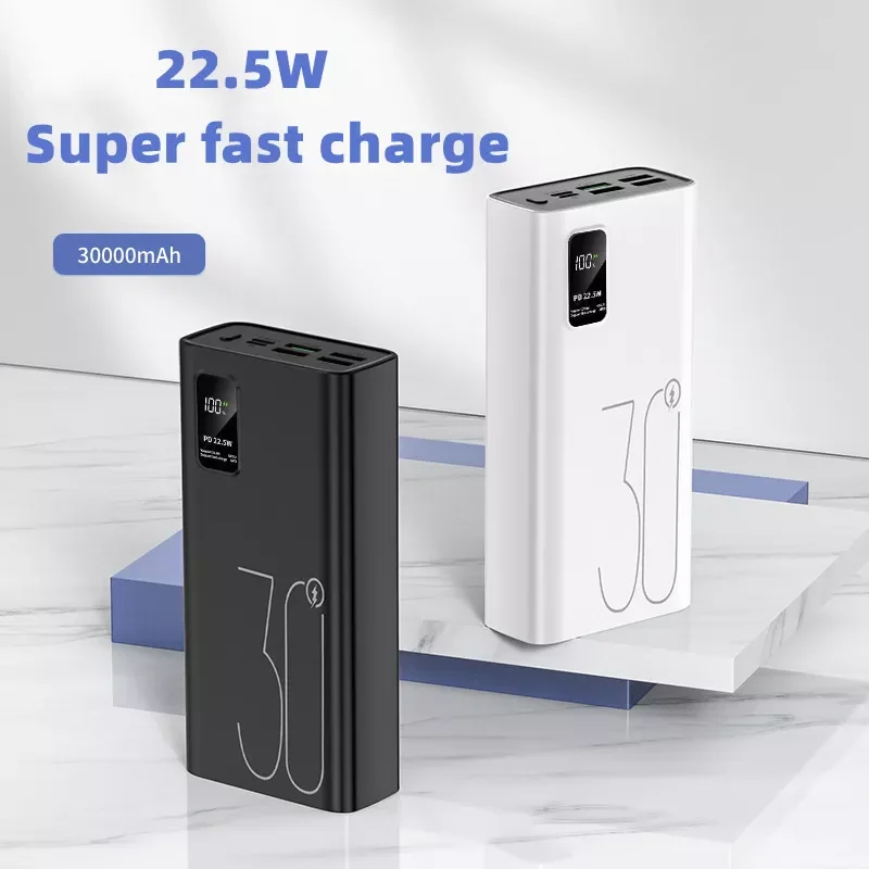 Power Bank 30000mAh Portable 22.5W Super Fast Charging Powerbank Digital Display External Battery For IPhone
Power Bank 30000mAh Portable 22.5W Super Fast Charging Powerbank Digital Display External Battery For IPhone