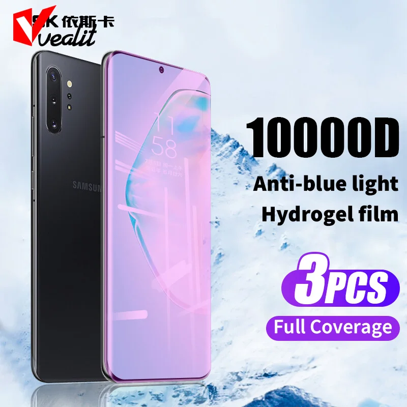 Пленка Гидрогелевая с защитой от синего света для Samsung Galaxy Note 10, 20, 9, S21, S22 Ultra, S9, S20, FE S10 Plus, защита экрана, не стекло, 1-3 шт.
Пленка Гидрогелевая с защитой от синего света для Samsung Galaxy Note 10, 20, 9, S21, S22 Ultra, S9, S20, FE S10 Plus, защита экрана, не стекло, 1-3 шт.