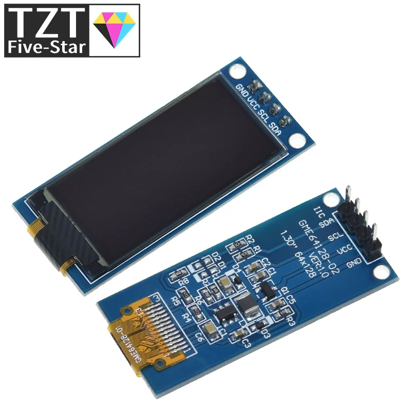 1.3 inch OLED display 64×128 LCD module SH1107 LCD 1.3 "OLED Vertical screen module for arduino
1.3 inch OLED display 64×128 LCD module SH1107 LCD 1.3 "OLED Vertical screen module for arduino