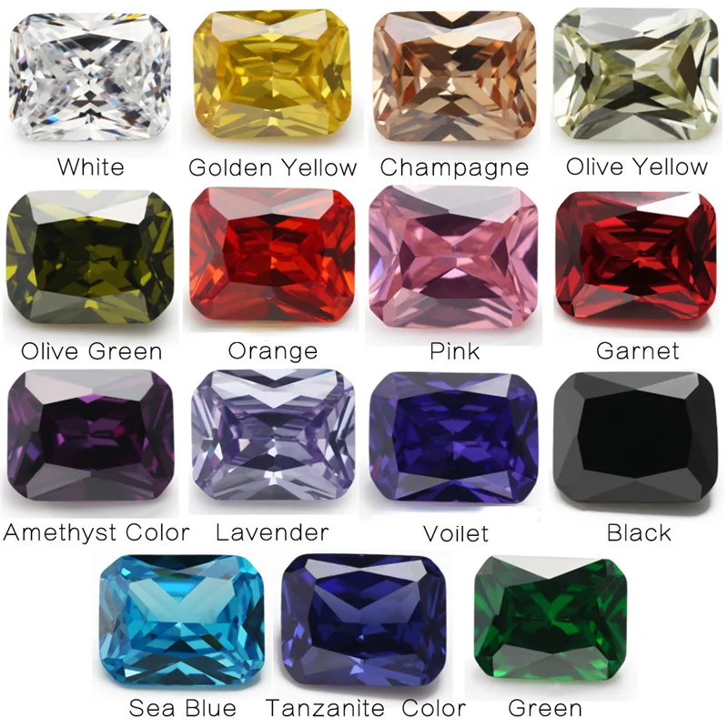 1PCS Per Colors Total 15pcs Size 4x6mm ~ 10x12mm Octangle Shape Loose Cubic Zirconia Stone
1PCS Per Colors Total 15pcs Size 4x6mm ~ 10x12mm Octangle Shape Loose Cubic Zirconia Stone