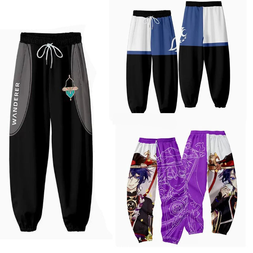 Anime Genshin Impact Kunikuzushi Balladeer Wanderer Scaramouche Cosplay Costume 3D Print Joggers Pants Men/Women Casual Trousers 
Anime Genshin Impact Kunikuzushi Balladeer Wanderer Scaramouche Cosplay Costume 3D Print Joggers Pants Men/Women Casual Trousers