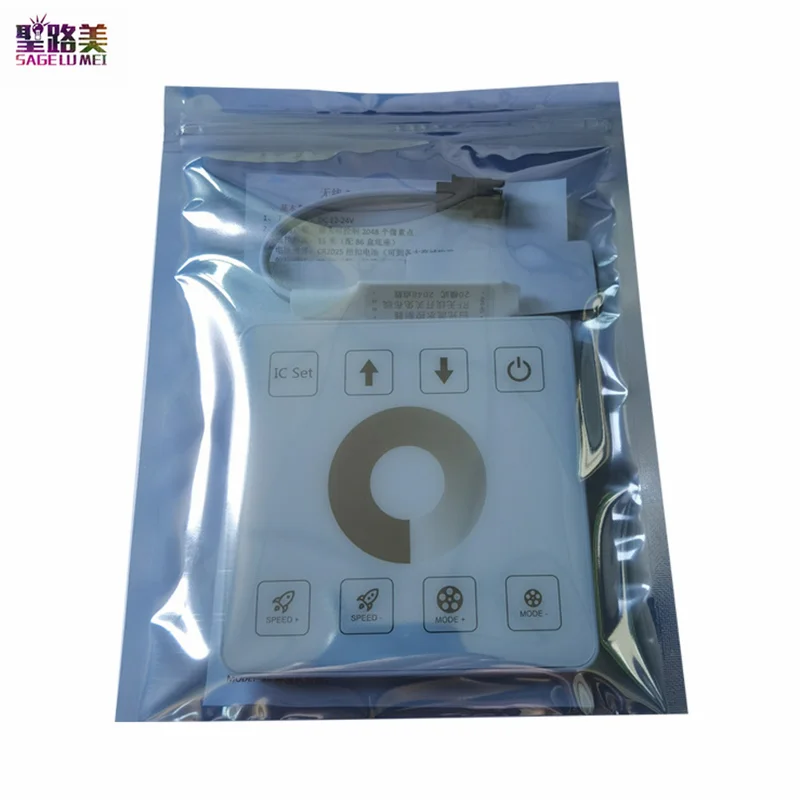 DC12V 24V WS2811 2048 pixels Panel Remote Single Color White / Warm White Running Water Flowing Horse Race LED Strip Tape Dimmer
DC12V 24V WS2811 2048 pixels Panel Remote Single Color White / Warm White Running Water Flowing Horse Race LED Strip Tape Dimmer
