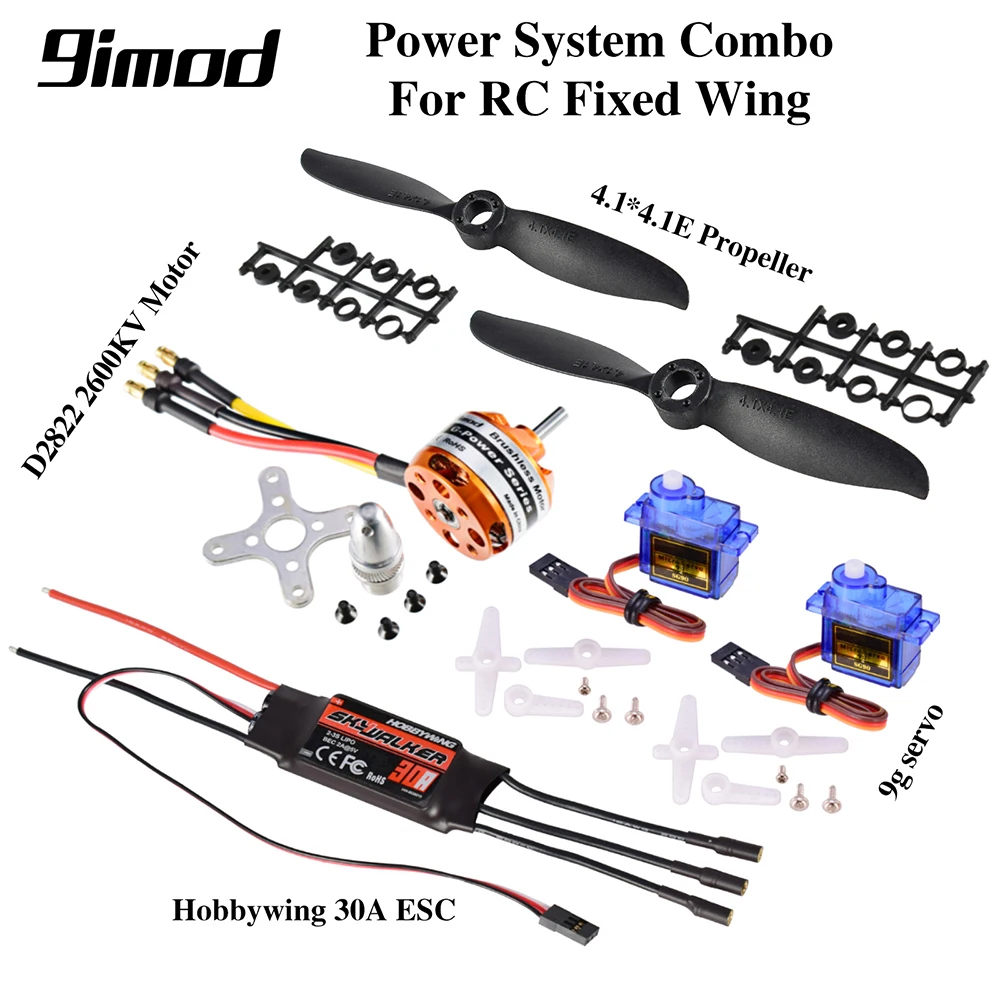 Горячая 9imod D2822 2600KV бесщеточный двигатель щеточный электронный регулятор