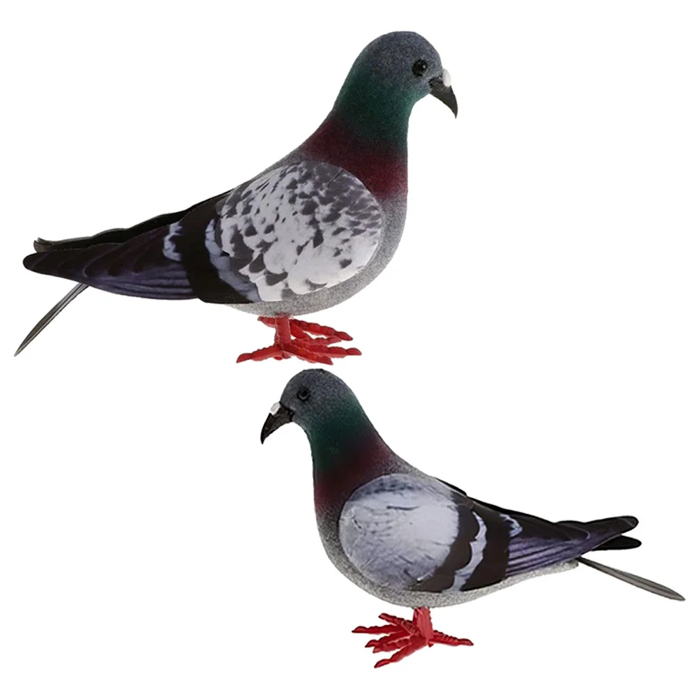 2Pcs Artificial Plumage Pigeon Bird Fake Dove Statue Decorative Artificial Craft Foam Bird
2Pcs Artificial Plumage Pigeon Bird Fake Dove Statue Decorative Artificial Craft Foam Bird