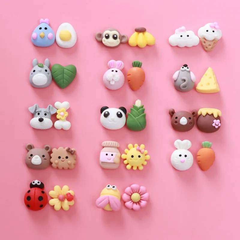 Kawaii Cartoon Animal Flowers Resin Cabochon Flatback for Jewelry Fake Nail Decoration DIY Scrapbooking Craft
Kawaii Cartoon Animal Flowers Resin Cabochon Flatback for Jewelry Fake Nail Decoration DIY Scrapbooking Craft