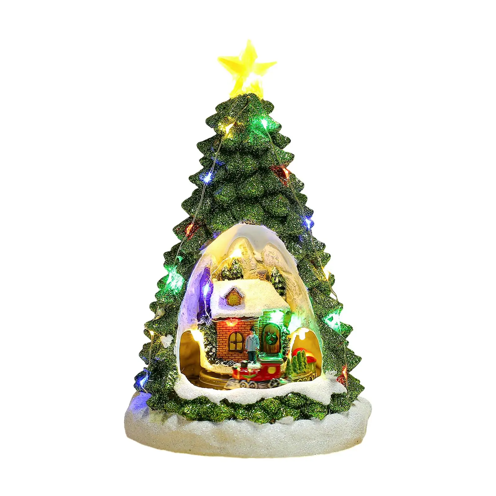 Christmas Tree Glowing House Music Ornament Collectible Buildings Holiday House for Home Desktop Party Favors Wedding Decoration
Christmas Tree Glowing House Music Ornament Collectible Buildings Holiday House for Home Desktop Party Favors Wedding Decoration