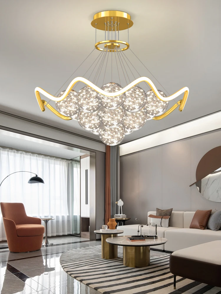 2023 Modern Chandelier Nordic Creative Design Simple Light Luxury Gold Star Sky Pendent Lamp Suitable Living Room Bedroom Lamps
2023 Modern Chandelier Nordic Creative Design Simple Light Luxury Gold Star Sky Pendent Lamp Suitable Living Room Bedroom Lamps
