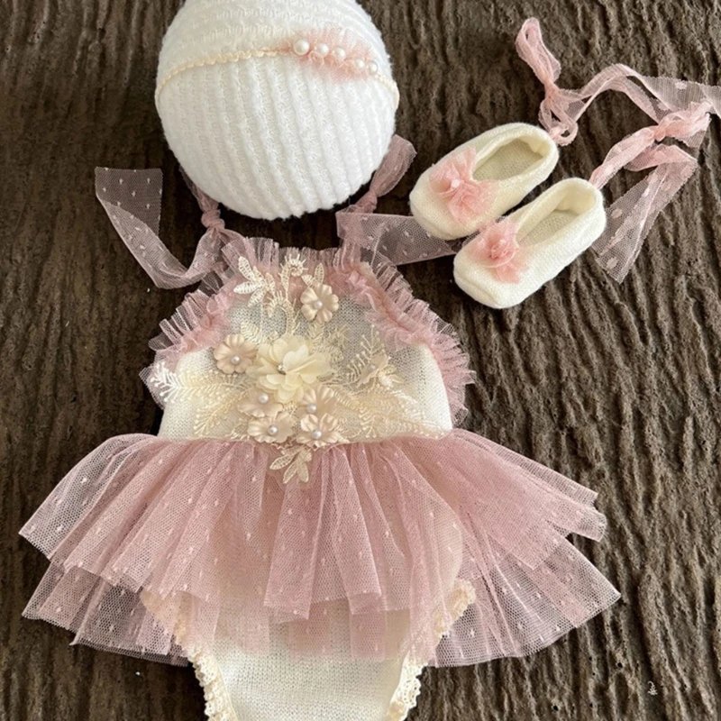 1Set Lace Newborn Photography Props Clothes Princess Baby Girl Dress+Pearl Headband+Shoes Outfit Baby Photo Shooting Accessories
1Set Lace Newborn Photography Props Clothes Princess Baby Girl Dress+Pearl Headband+Shoes Outfit Baby Photo Shooting Accessories