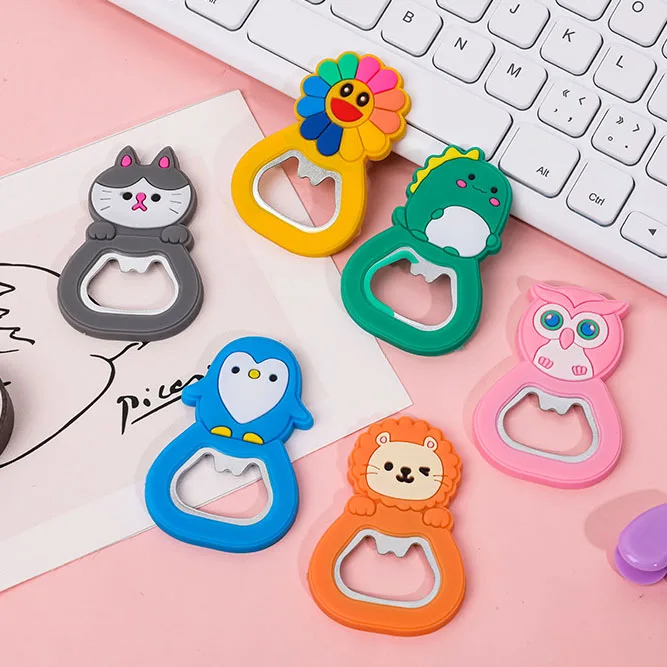 Bottle Beer Opener Corkscrew Magnet Type Cute Multipurpose Silicone/Stainless Steel Refrigerator Sticker Cartoon Shape
Bottle Beer Opener Corkscrew Magnet Type Cute Multipurpose Silicone/Stainless Steel Refrigerator Sticker Cartoon Shape