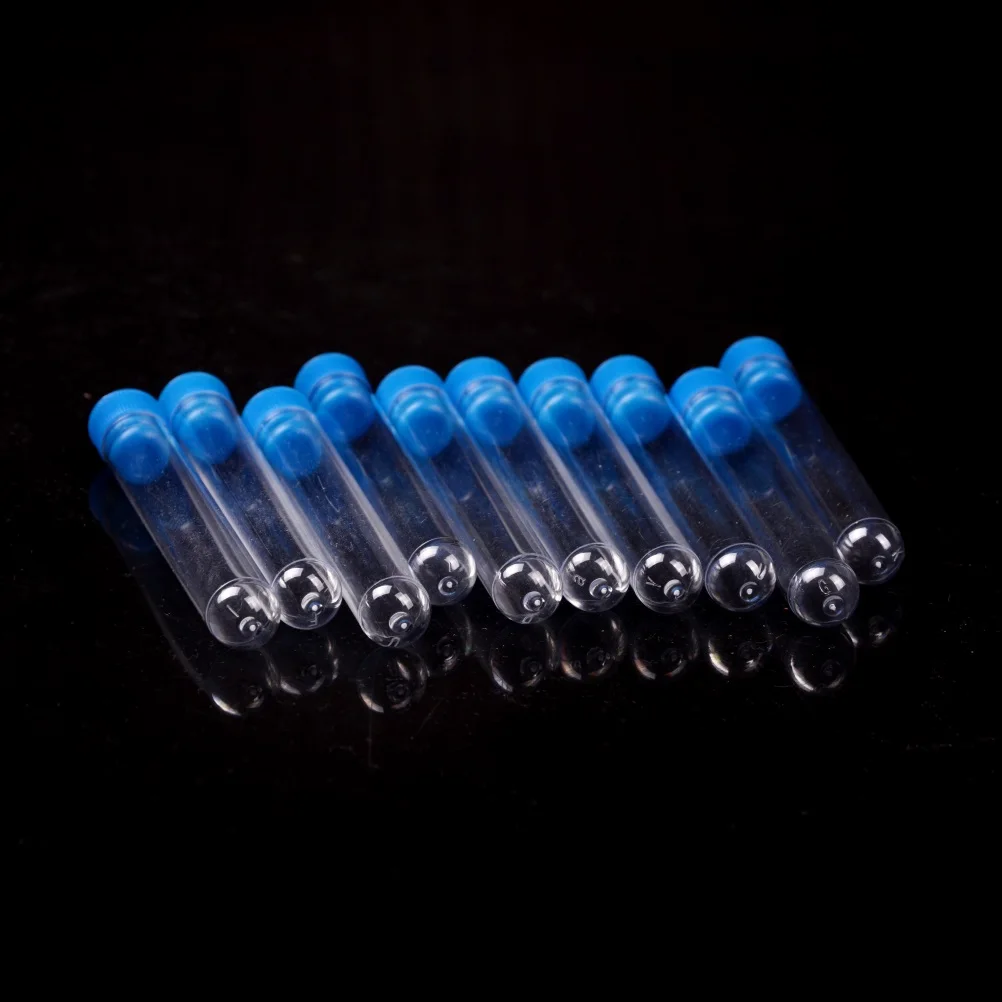 10pcs Chemistry Plastic Test Tubes Vials Seal Caps Pack Container For Office School Chemistry Supplies 12*75mm 5ML
10pcs Chemistry Plastic Test Tubes Vials Seal Caps Pack Container For Office School Chemistry Supplies 12*75mm 5ML