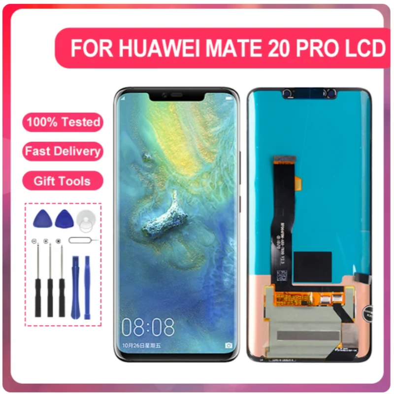 6.39" For Huawei Mate 20 Pro LCD Display With Fingerprint, LYA-L09,L29,AL00 Touch Screen Digitizer Assembly For Mate20Pro
6.39" For Huawei Mate 20 Pro LCD Display With Fingerprint, LYA-L09,L29,AL00 Touch Screen Digitizer Assembly For Mate20Pro
