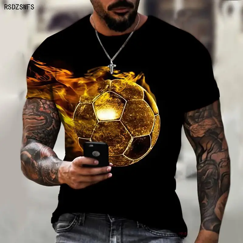 Kung Fu Football With Flame Football 3D Printing Printing Men's Shirt O-neck T-shirt Street Jersey Casual Style Oversized 5XL
Kung Fu Football With Flame Football 3D Printing Printing Men's Shirt O-neck T-shirt Street Jersey Casual Style Oversized 5XL